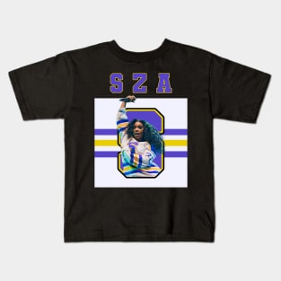 SZA - Vintage - Purple/Yellow Kids T-Shirt